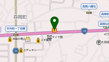 かつや愛知大府店の地図画像
