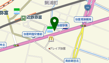かつや愛知1号線弥富店の地図画像