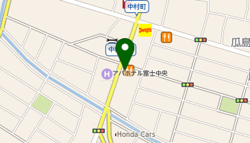 かつや静岡富士店の地図画像