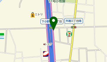 かつや愛知小牧南インター店の地図画像