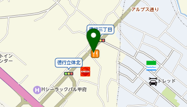 かつや甲府昭和インター店の地図画像