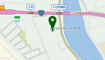 中川dining world ライセンスの地図画像