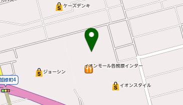 エイチズ クリーム イオンモール各務原店の地図画像