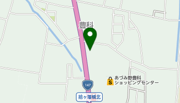 うなぎと寿司 しき美 安曇野本店の地図画像