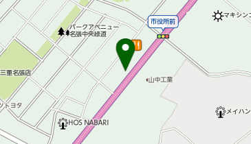 焼肉レストラン 奥田の地図画像