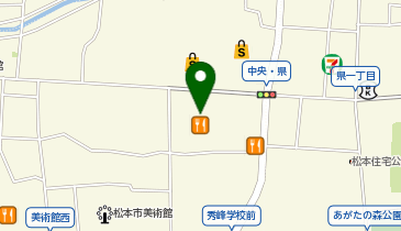 夢庵 イオンモール松本の地図画像