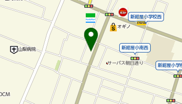漆參の地図画像