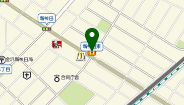 かつや金沢新神田店の地図画像