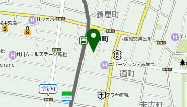 餃子寺岡 片原町店の地図画像