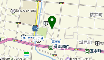 喫茶デポー 菜園場店の地図画像