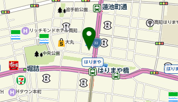 喫茶デポー 京町店の地図画像