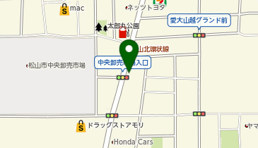 かつや松山久万ノ台店の地図画像