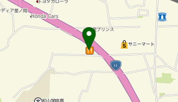 かつや松山久米店の地図画像