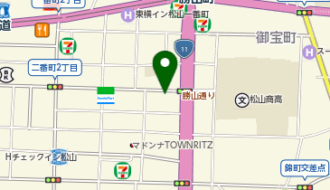 ネストホテル松山の地図画像