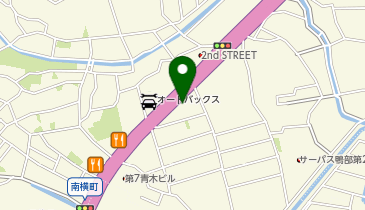 カフェレストアルファ土佐道路店の地図画像