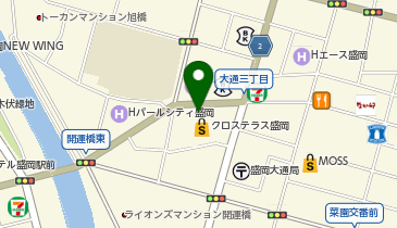 TREnTA 盛岡クロステラス店の地図画像
