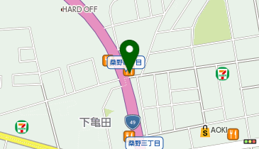 かつや福島郡山インター店の地図画像