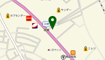 かつや青森西バイパス店の地図画像