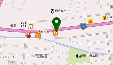 かつや山形荒楯店の地図画像