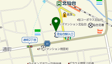 仙台浅草 ういっとの地図画像