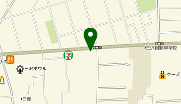 焼肉 からし亭 三沢店の地図画像