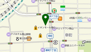 いわ栄 イオンモール岡山店の地図画像