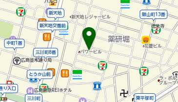 燦別邸 広島流川店の地図画像