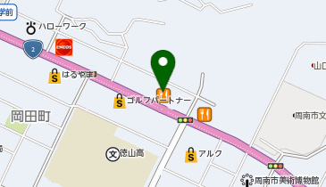 かつや山口徳山店の地図画像