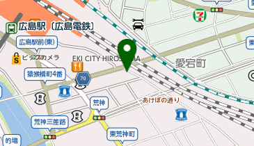 緑煙 広島駅前店の地図画像