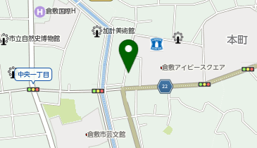 倉敷プリンの地図画像