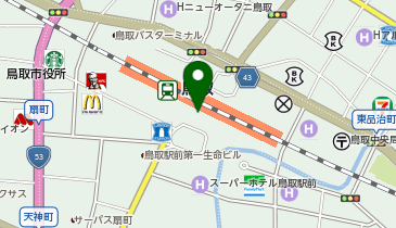 アベ鳥取堂 鳥取駅 南売店の地図画像