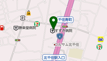 すずき病院の地図画像