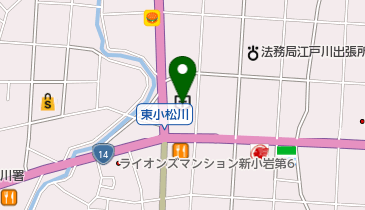 小松川病院の地図画像
