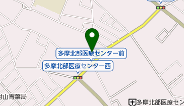 多摩あおば病院の地図画像