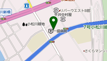 一盛病院の地図画像