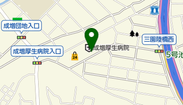 成増厚生病院の地図画像