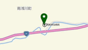 高尾厚生病院の地図画像