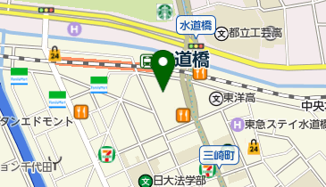 東京歯科大学水道橋病院の地図画像