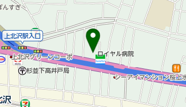 ロイヤル病院の地図画像