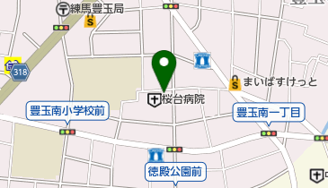 桜台病院の地図画像