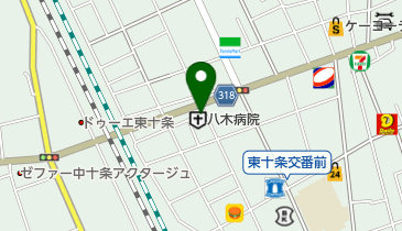 八木病院の地図画像