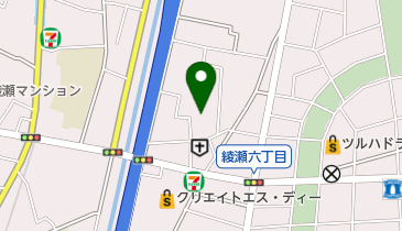 綾瀬病院の地図画像