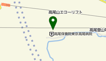 東京高尾病院の地図画像
