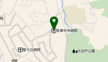 多摩中央病院の地図画像