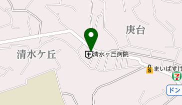 清水ケ丘病院の地図画像