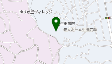 生田病院の地図画像