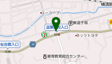 逗子病院の地図画像