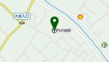 丹沢病院の地図画像