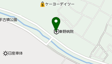 秦野病院の地図画像