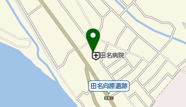 田名病院の地図画像